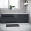 NES Home Nes Home Dark Grey PVC 1700mm 2 Sliding Doors Bath Front Panel 3