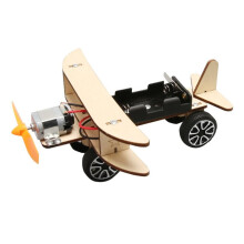 DIY Electric Aircraft Model Toys, Motorized Plane Assembly Science Experiment Toy for Kids Classroom Teaching Aids 3pcs