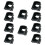 GROW Black Bracket for R311 TCS1 Fingerprint Access Control Module 10pcs 1