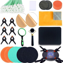 Kit de Acessórios para Limpeza de Cards Colecionáveis com 174 Peças, Incluindo Ferramentas para Alisar e Limpar Cards Esportivos.