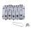 5 String Guitar Bridge Fixed Hardtail Bridge for Electric Bass Guitar Replacement Part 1