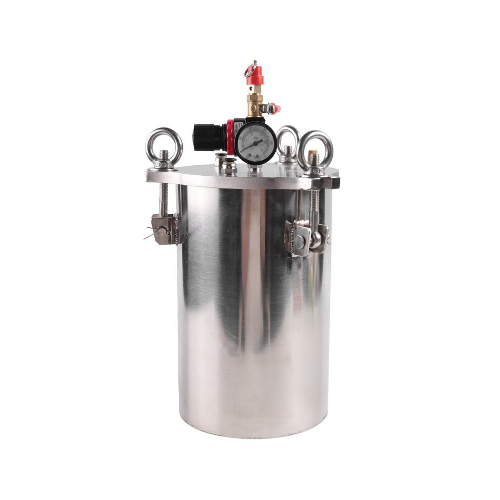 Quality Dispenser Pressure Tank 304 Stainless Steel Pressure Dispensing Valve Fluid Dispensing Storage Bucket 4L 4713109847105