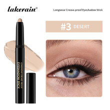 (Color-3) Creamy Matte & Glitter Eyeshadow Stick Waterproof Shimmer Eye Pencil & Eyeliner for Makeup