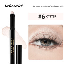 (Color-6) Creamy Matte & Glitter Eyeshadow Stick Waterproof Shimmer Eye Pencil & Eyeliner for Makeup
