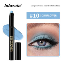 (Color-10) Creamy Matte & Glitter Eyeshadow Stick Waterproof Shimmer Eye Pencil & Eyeliner for Makeup