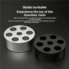 Record Weight Audio Vinyl Turntable LP Record Clamp Record Disc Metal Stabilizer Weight Accessory Black