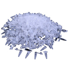Tubos de Microcentrífuga de Plástico de 0,2 Ml, Tubos de Ensaio para Laboratório, Adequados para Laboratórios Científicos, 1000 Tubos Por Pacote.