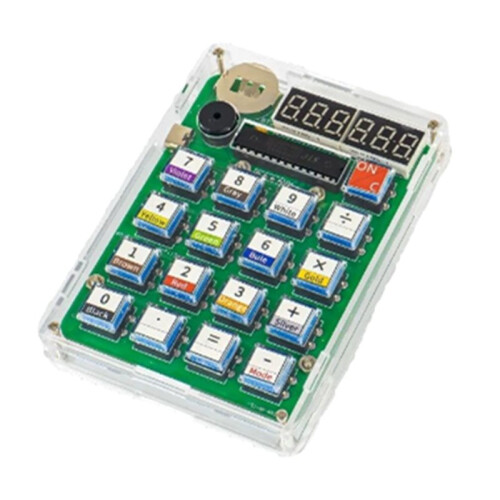 Electronic DIY Calculator Production Kit Digital Tube Display with Shell Single-Chip Microcomputer Soldering Practice