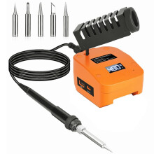 Kabellose Lötstation für 4PIN 20V Akku, Schnellheiz-Lötstation mit Digitalanzeige, USB Typ-C