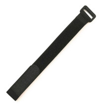 50 St. 2 cm X 20 cm Nylon Magiskt Band för Lipo-Batteri, Återanvändbart Buntband, Svart