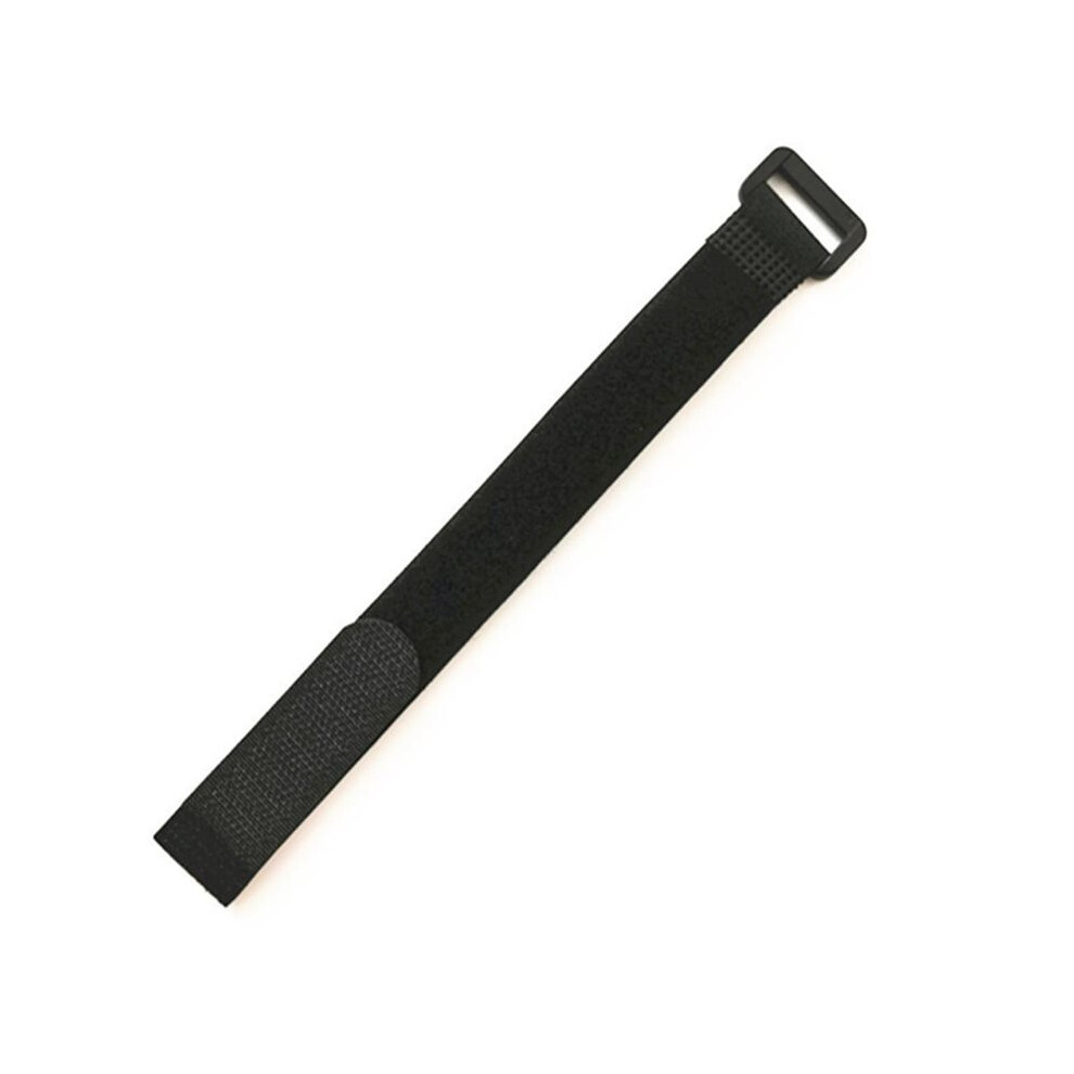 50Pcs 2Cmx20cm Nylon Magic Strap Lipo Battery Ribbon Fastener Reusable Cable Tie Wrap Black 6033633479329
