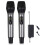 Wireless Metal Cordless Handheld Mic W/ Rechargeable Receiver Handheld Microphone for Karaoke Singing Party DJ Speech 1