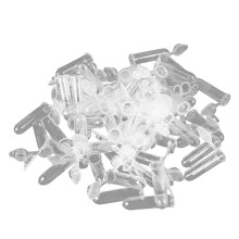 Microtubes Centrifuge Tube 2ml, Clear Plastic Small Vials with Caps for Sample Storage Without Leakage