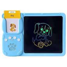 2 in 1 Talking Flash Cards & LCD Writing Tablet English Learning Education Toy with Audio Sound Gifts for Kids Toddler