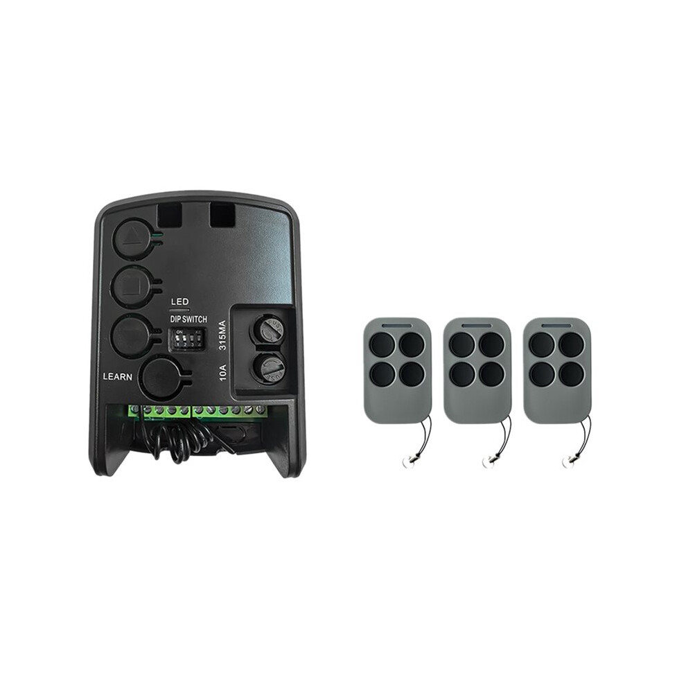 Saudism Ac220v Garage Door Control Board Tubular Motor Reciever With Transmitter Shutter Motor Control Panel
