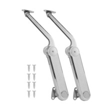 2 Pack Lid Support Hinges Lid Stay Hinge for Extra-Long Upper Cabinet & RV Cabinets, 30 - 90 Lid Stay