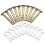 10Pcs Shear Pin and 10Pcs Split Pin Replacement for Snow Blower for Various Models Zinc Alloy 1