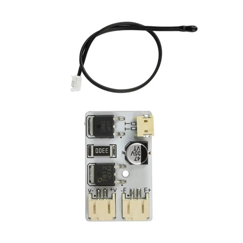 Fan Temperature Control Board Automatic Fan Controller LED Fan Speed Controller  12-32V to 12V Step-Down No Cable