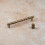 160mm Antique Brass Diamond Cut Cabinet Handle 7