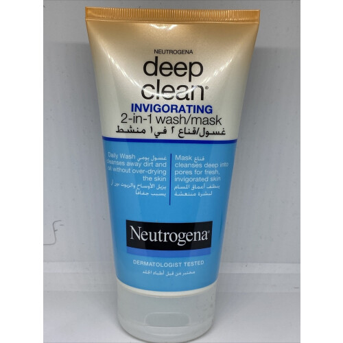 Neutrogena Neutrogena Deep Clean Invigorating 2in1 Wash & Mask 150ml