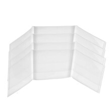Protetor de Cartas de Mahjong, 4 Unidades, Capa Protetora Transparente de Plástico para Placar de Mahjong