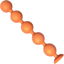 Silikonkugelkette mit Saugfuß, flexibler, wasserdichter Silikonkugel-Massager für komfortables Training und Entspannung (M)