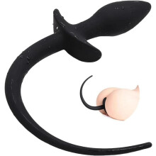 Silikon-Schwanzstecker, weich, flexibel, wasserdicht, Trainingszubehör mit Plüschschwanz, ergonomisches, anfängerfreundliches Design