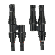 Premium Y/T-Typ 30A 1000V Solcellskontaktsats - IP67 Hane/Hona 3/4/5-Vägs Gren för 2,5-6mm² Kablar B2