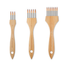 3-Delige Set Synthetische Kwasten voor Schilderen, Brede Mopkwasten, Surikomi-Kwast voor Aquarelverf, Penseel voor Kunstenaar A