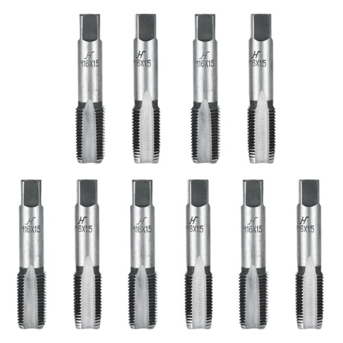 5 Pair Right Screw Taps Straight Fluted Fine Thread Metric Hand Tap Drill Thread Forming Machine Tap Bits M16x1.5
