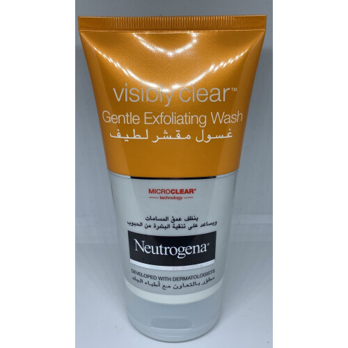 Neutrogena Neutrogena Visibly Clear Gentle Exfoliating Face Wash 150ml