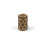 20mm Antique Brass Diamond Cut Knob 1