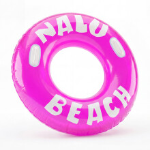 (Pink) GEEZY 47" Inflatable Turbo Tyre Swim Swimming Ring Rubber Tube Lilo Pool Float