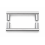 Twyford Brushed Chrome Shower Door Handle Pair 2