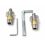 Twyford Brushed Chrome Shower Door Handle Pair 10