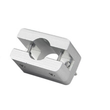Aluminum Alloy Tail Socket Adapter Wire Clamp Mount Clip for Cable Direct Entry,Wire Clamp Scope 10mm to 20mm Silver