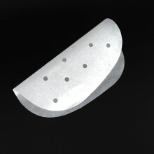 400 Blatt 8 Zoll Air Fryer Liner Perforiertes Backpapier Pergamentofen Dampfgarer Antihaft-Dampfpapier