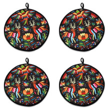 4X Bolsa de Pano de 12 Polegadas para Burrito, Bolsa Portátil Tortilha Aquecedora para Casa para Micro-Ondas Restaurante Comida Panqueca, C