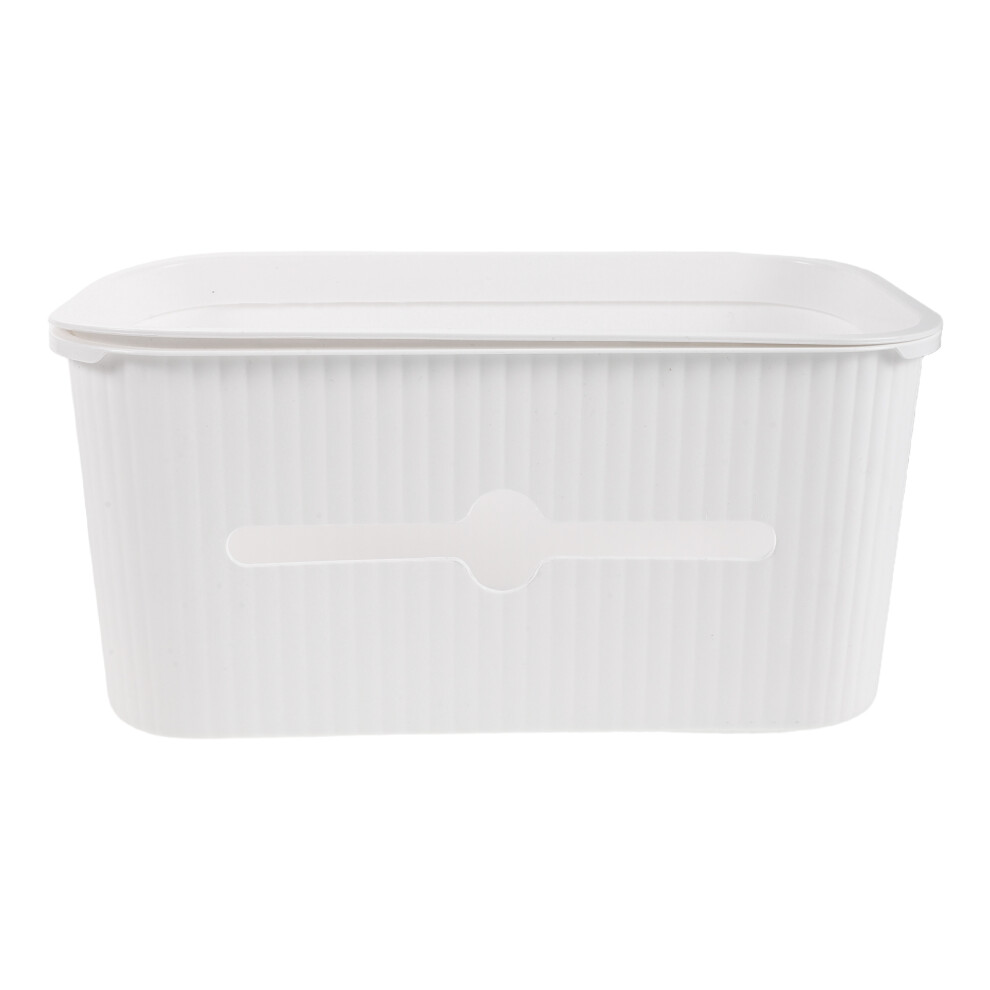 Plastic Diaper Basket Hanging Baby Bedside Storage Caddy White Aboofan