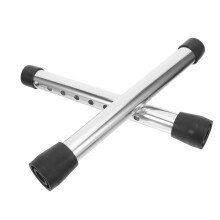1Pair Anti Slip Stainless Steel Walker Front Wheels Replacement Parts