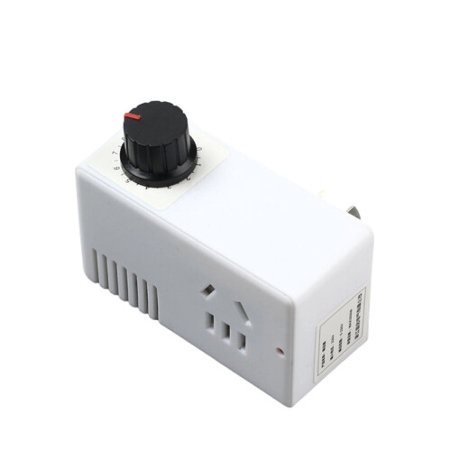 High-Power Thyristor Electronic Voltage Regulator, Motor Fan Speed Controller, PC Flame-Retardant Thermostat GB Plug