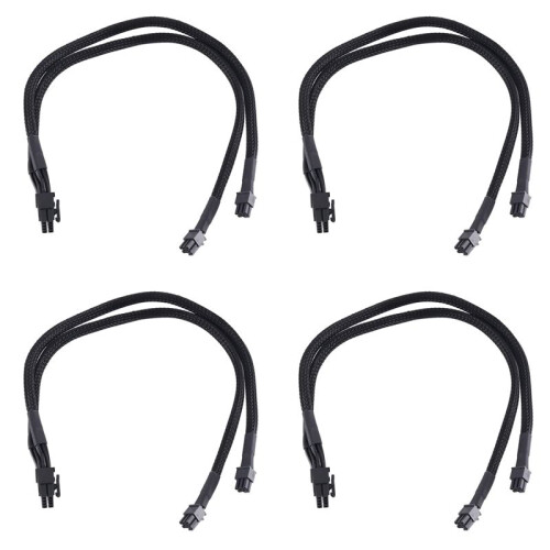 4X Adaptador de AlimentaçãO de Placa de VíDeo PCI Express de 6 Pinos A 8 Pinos Duplo  para  Pro Tower/Power  G5 15 Polegadas