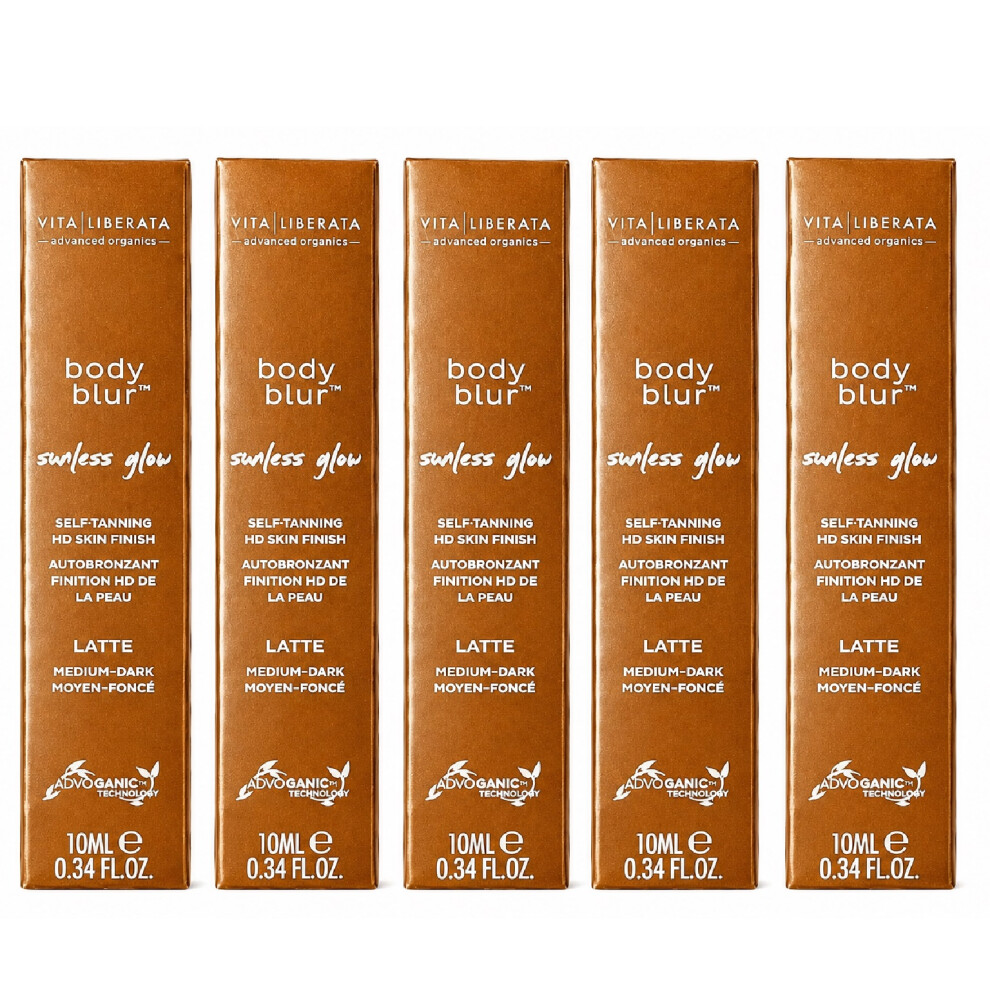 Vita Liberata 5X Body Blur Instant Hd Skin Finish Medium Dark 50Ml