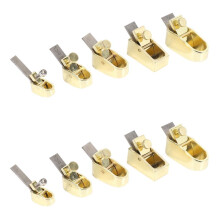 10 Piece Woodworking Plane Cutter Set Curved Sole Metal Copper Luthier Tool Violin Viola Cello Wooden Instrument