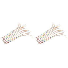 18 x Hippie Style Colorful Braided Friendship Bracelets Thread Prayer Bracelet Random Color--Textured