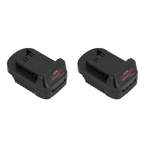 2X Battery Adapter Power Source Connector Charge Conversion Dock 18V MT18ML to for Milwakee Lectrical Tools