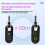 2.4G Wireless Guitar System Rechargeable 270 3.2mm Rotatable Plug Guitar Transmitter Receiver Set Real- 4