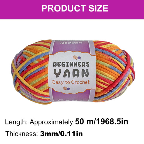Fio de crochê em algodão e nylon, 3 mm – rolo de 50 m 2