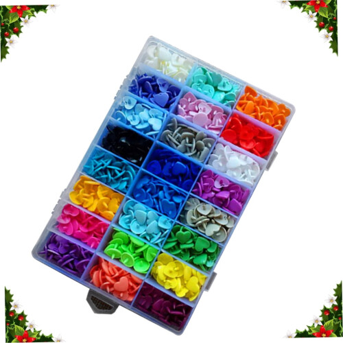 360-delige assortiment plastic drukknoopsluitingenset 1