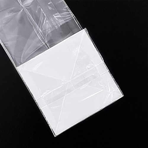 Sacos de celofane com fundo plano e inserções de papel - 50 unidades 2